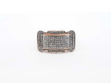 Diamond Pavé & 10k Yellow Gold Cluster Ring 3.9 Grams Size 10 Fw0425wzxdu
