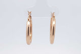 14k Yellow Gold Hoop Earrings 1.7 Grams Eb0726loxsa