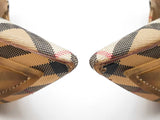 Burberry Aubri Pumps In Vintage Check Coated Canvas Size Eu 39.5 Fw0226lozdu