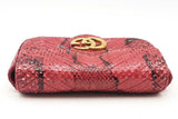 Gucci Mini Marmont Gg Red Snakeskin Leather Shoulder Bag Eb0225rxzsa