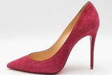 Christian Louboutin Kate Pink Veau Velours Pumps Size 36.5 Eb0725lxzdu