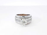 3.75 Cttw Diamond & 14k Gold Engagement Ring 10.8 Grams Size 5.75 Fw0826orzxdu