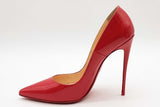 Christian Louboutin Red Patent Leather So Kate Heels Size 37.5 Eb0425wxzde