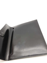 Yves Saint Laurent Black Leather Uptown Pouch Eb0626orxde