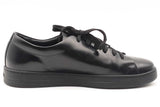 Prada Black Leather Sneakers Size 7 Eb1024orsa