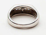 0.21 Cttw Natural Diamonds 14k Two Tone Gold 7.6g Ring Size 8.25 Do0526rrxde