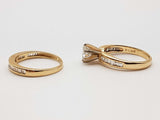 1.50 Ctw Diamonds 14k Yellow Gold 4.0g Ring Set Size 4.25 Do0324rrxde
