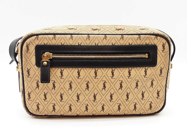 Ysl Saint Laurent Canvas Monogram All Over Camera Bag Sd1125wzxde