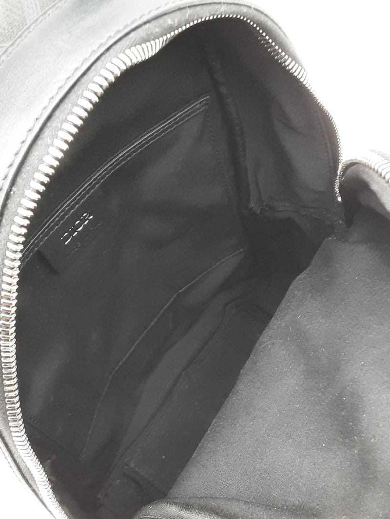 Christian Dior Mini Rider Sling Backpack In Diamond Coated Canvas Fw1124lozxdu