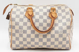 Louis Vuitton Damier Azur Speedy Top Handle Bag Eb1125pxzdu