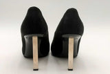 Chanel Black Suede Pumps Size 36.5 C Eb0425lxzsa