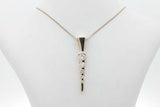 0.34cttw Diamond Pendant Necklace In 14k Yellow Gold 3 Grams 20 Inch Eb0926oxzsa