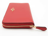 Coach Red Leather Id Zipper Wallet Do0825oxde