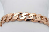 14k Yellow Gold Curb Chain Link Bracelet 51.1 Grams 9 Inch Eb0426wpxzsa