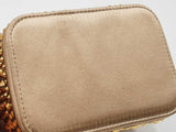 Prada Small Crystal-embellished Jewelry Case In Gold Satin Fw0726pzxdu