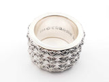Chrome Hearts Pete Punk Triple Stack Ring In Silver 32.5g Size 10.5 Fw0426rxzdu