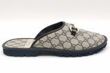 Gucci Gg Supreme Monogram Horsebit Slippers Uk Size 11 Eb0926oxzsa