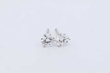 1.0cttw Lab Grown Diamond Stud Screwback Earrings 14k White Gold 0.8g Eb326orxdu