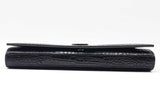 Ysl Saint Laurent Cassandre Crocodile-embossed Leather Chain Wallet Sd0326pzxdu