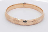 14k Yellow Gold Bangle Bracelet 10.5 Grams Eb0326iwssa