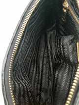 Prada Tessuto Nylon Gaufre Crossbody In Black Eb0425wxzsa