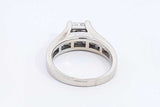 Approx. 1.34ctw Diamond Ring In 14k White Gold 5.7 Grams Size 6.25 Eb1124wrxdu