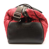 Ferrari Rosso Corsa Red Quilted Nylon Duffel Bag Sd0925orzdu
