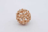 14k Yellow Gold Flower Bead Charm 6.1 Grams Eb0526wcrsa