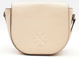 Tory Burch Pebbled Leather Saddle Beige Aa0926ezsa