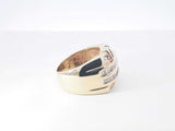 0.58 Cttw Diamond Baguette & 14k Yellow Gold Ring 11.7 Grams Size 8 Fw0826ezxdu