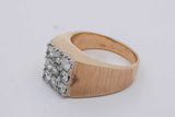 1.35cttw Diamond Ring In 14k Yellow Gold 12 Grams Size 10 Eb1225erxsa