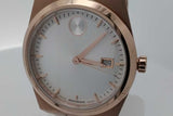 Movado Bold Quartz 35mm Rose Gold Tone Stainless Steel Watch Eb1026lrxsa