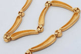 18k Yellow Gold Filigree Necklace 33.3 Grams 17 Inch Eb0526oxxzsa