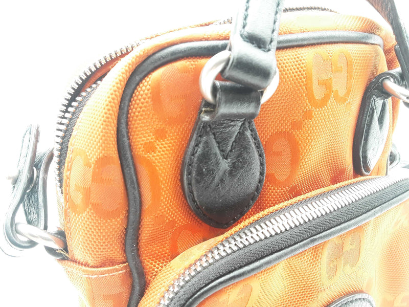 Gucci Off The Grid Nylon Orange Handbag Aa1025przsa