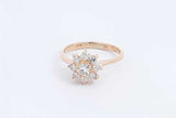 0.71cttw Diamond Ring In 14k Yellow Gold 2.2 Grams Size 4.25 Eb0126wpxdu