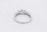 0.71cttw Diamond Ring In 10k White Gold 2.6 Grams Size 8 Eb0426wxzsa
