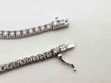 3.00 Cttw Lab Grown Diamonds 14k Wg 4.7g Tennis Bracelet 6.5 In Do0726llxzde