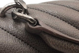 Yves Saint Laurent Quilted Chevron Sheepskin College Top Handle Bag Eb0526eixsa