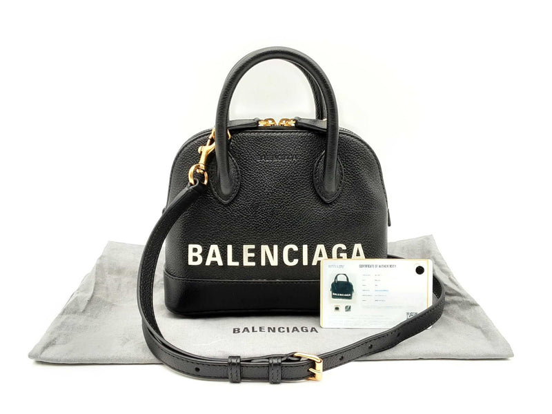 Balenciaga Ville Grained Leather Top Handle Shoulder Bag Fw0125worsa