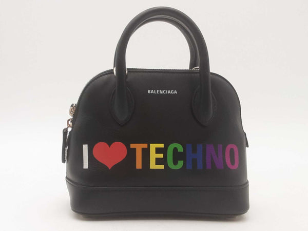 Balenciaga I Love Techno Top Handle Handbag Aa0525ozxsa