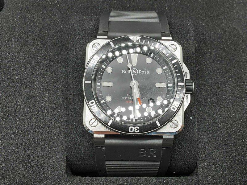 Bell & Ross Br-03 Diver Black Dial Stainless Steel Automatic Watch Do1024lwxzde