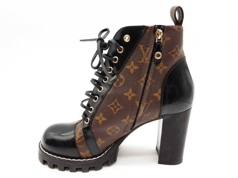 Louis Vuitton Star Trail Brown Monogram Ankle Boots Size Eu 41 Do0125oxzde