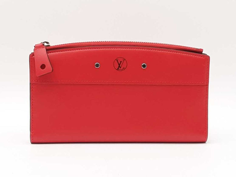 Louis Vuitton Steamer Leather Wallet In Red Lipstick Fw0625wzxdu