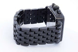 Michele Deco Noir Diamond Quartz Chronograph 30mm Stainless Watch Eb0726rxzde