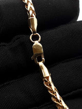 14k Yellow Gold Fox Tail Chain Necklace 10.6 Grams 22 Inch Fw0626irzdu