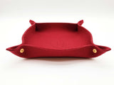 Hermes Mises Et Ralances H Evelyn Red Felt Snap Tray Collectible Do1025lrxde