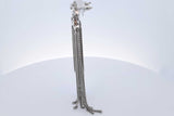 Chanel Crystal Embellished Cc Chain Drop Earrings 22.7 Grams Eb0626rrxde