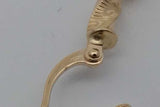 18k Yellow Gold Twisted Hoop Earrings 1.9 Grams Eb0926lrxsa