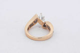 0.48cttw Diamond Ring In 14k Yellow Gold 3.9 Grams Size 3.5 Eb0826rxzsa