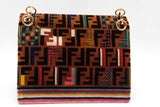 Fendi Velvet Ff Logo Vitello Dolce Fun Fair Kan I Shoulder Bag Eb0526lxxzde